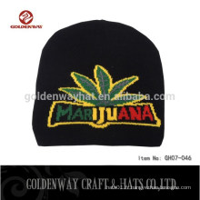 Hot Sell 100% Acrylic Custom Knitted Hat Wholesale